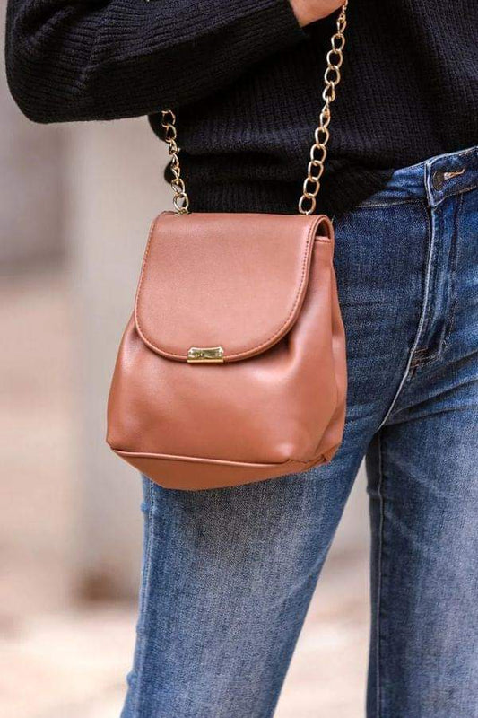 Brown Bucket Bag