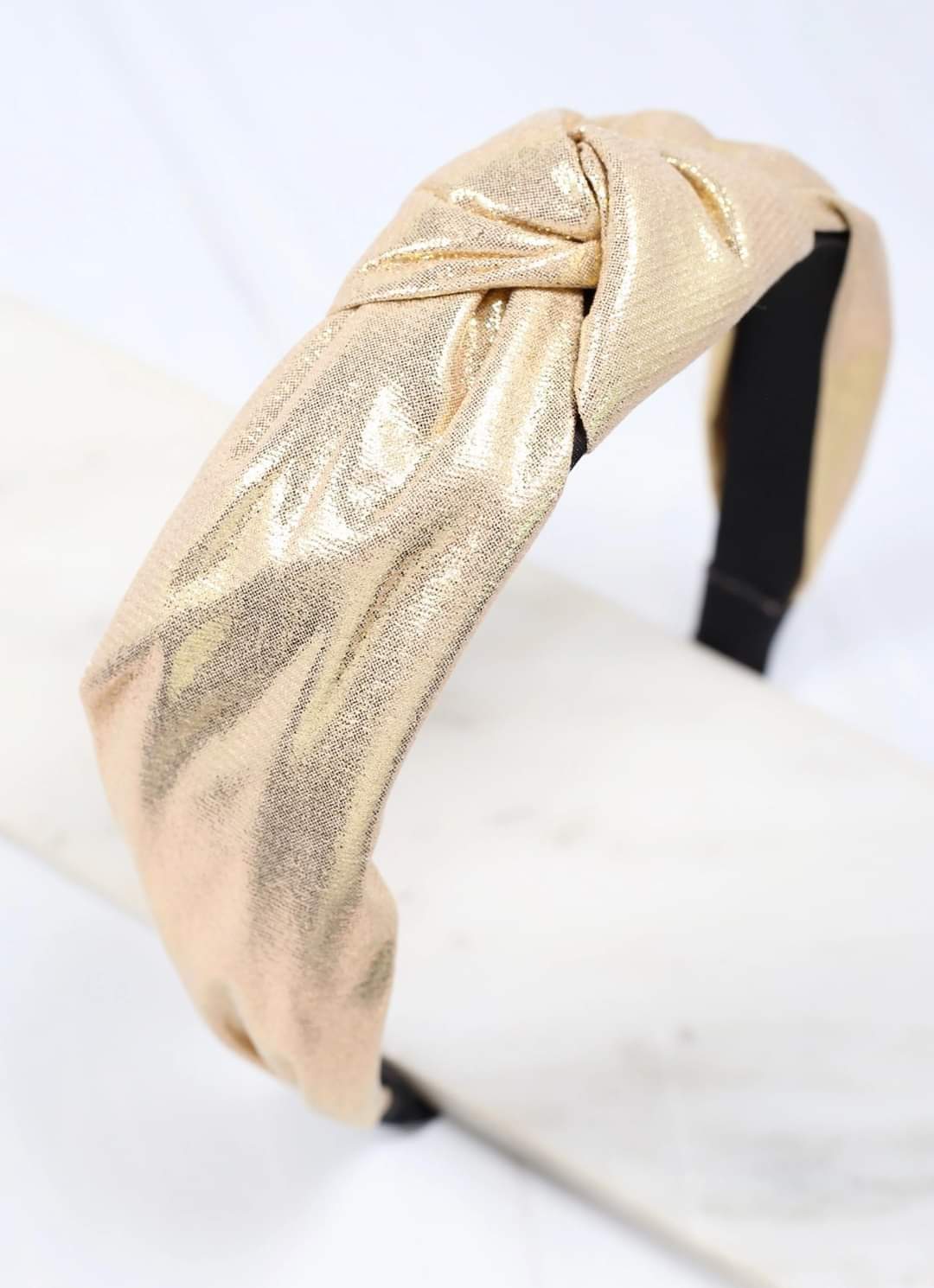 Caroline Hill Metallic Gold Headband