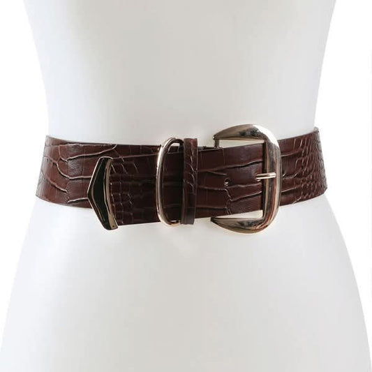 Wide Brown Belt