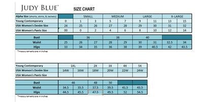 Plus Size Judy Blue Shark Bite Skinny Jeans