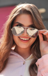 Jess Lea Dare to Dazzle Sunglasses- Gray & Silver