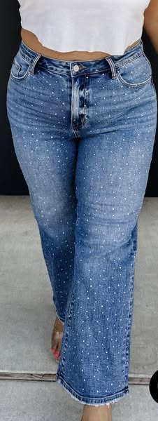 Blakeley Rhinestone Cowgirl Midrise Jean