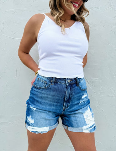 Blakeley White Spaghetti Strap Tank