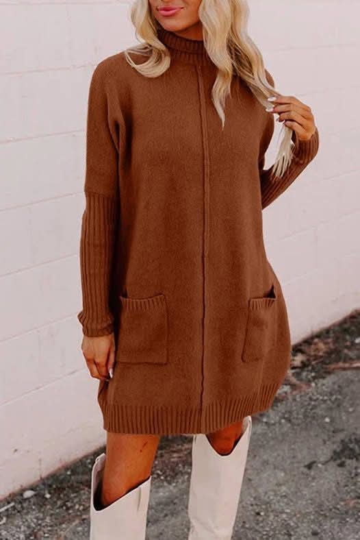 Chestnut Sweater Dress