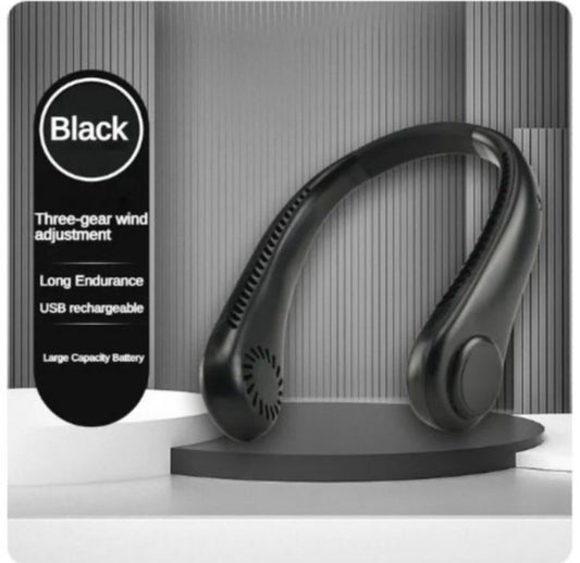 Rechargeable Portable Bladeless Neck Fan