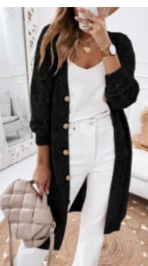 Open Button Down Cardigan