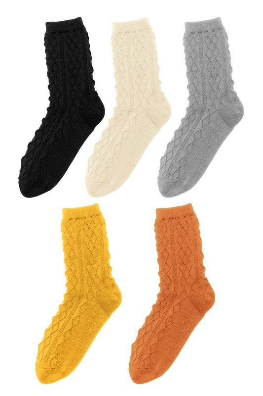 Very J Solid Argyle Quarter Socks