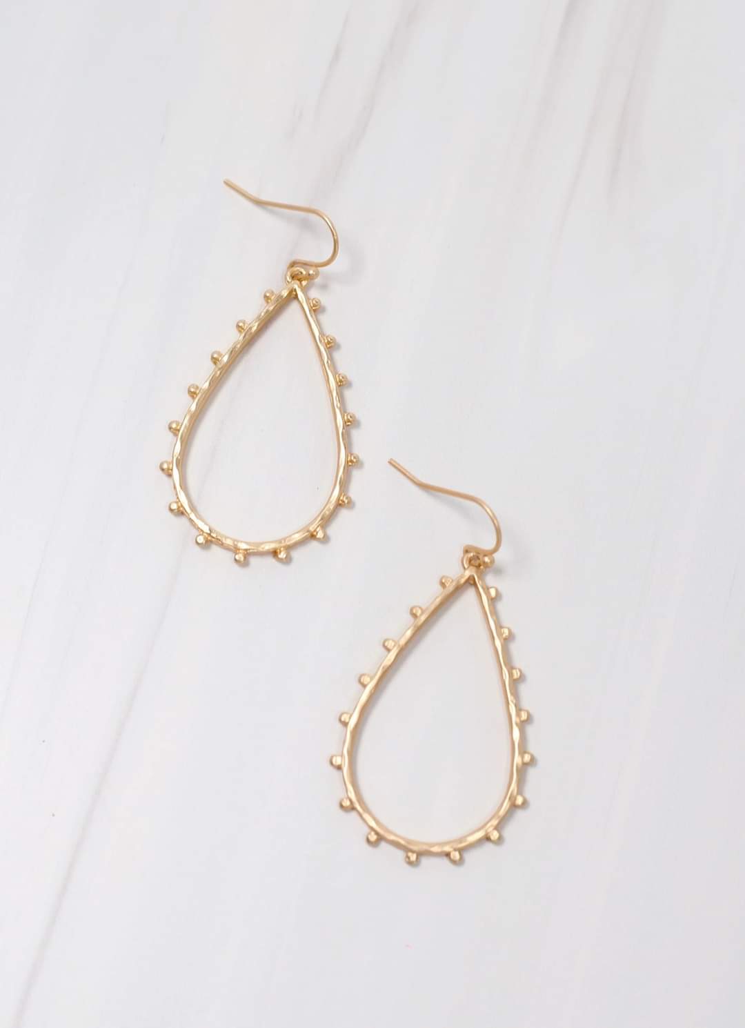 Gold Teardrop Earrings
