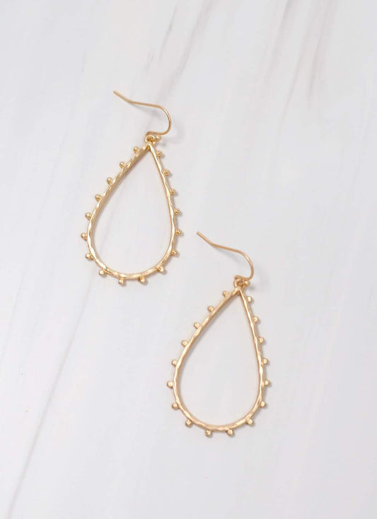 Gold Teardrop Earrings