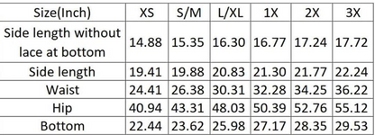 Black Lace Slip Skirt