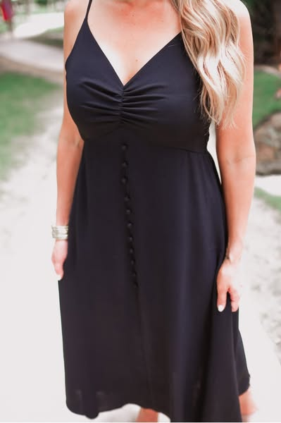 Jess Lea Black Maxi Dress
