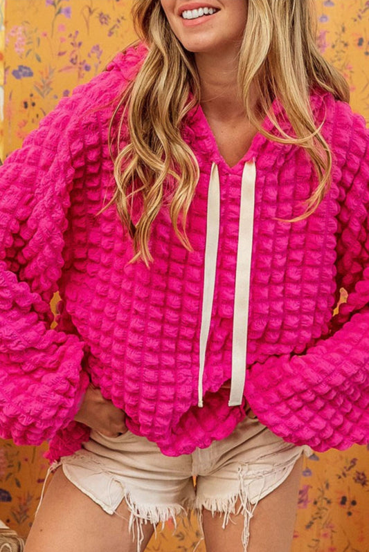 Pink Lightweight Bubble Hoodie