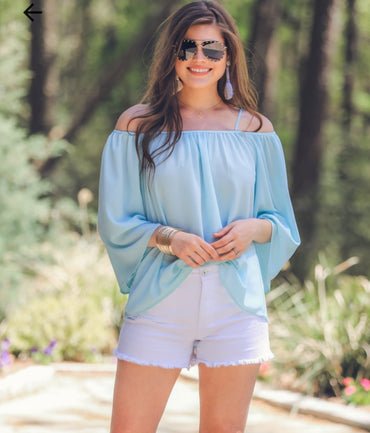 Jess Lea Cold Shoulder Blouse
