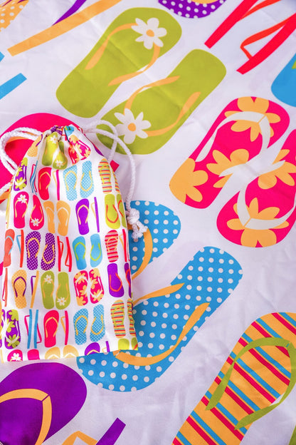 Jess Lea Flip Flop Fun Beach Towel