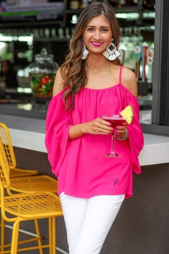 Jess Lea Cold Shoulder Blouse