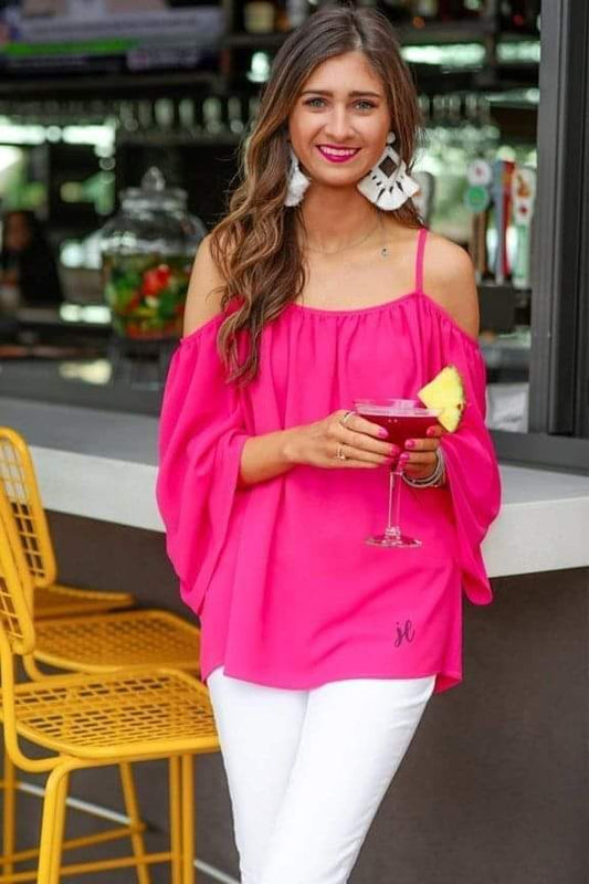 Jess Lea Cold Shoulder Blouse