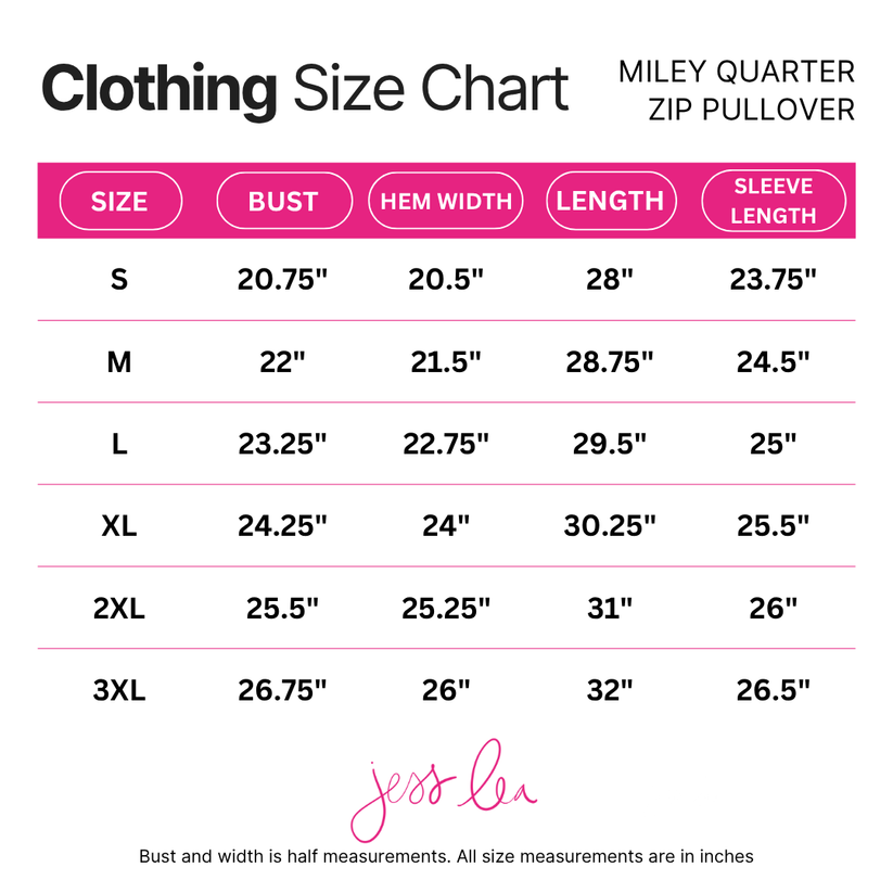 Jess Lea Quarter Zip Pullover