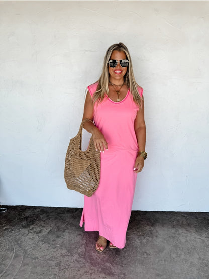 Blakeley Pink Sleeveless Dress