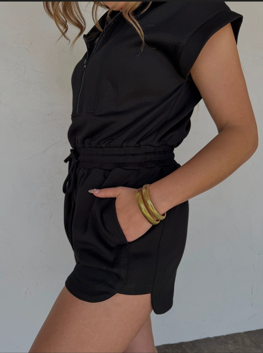Blakeley Black Off Duty Romper