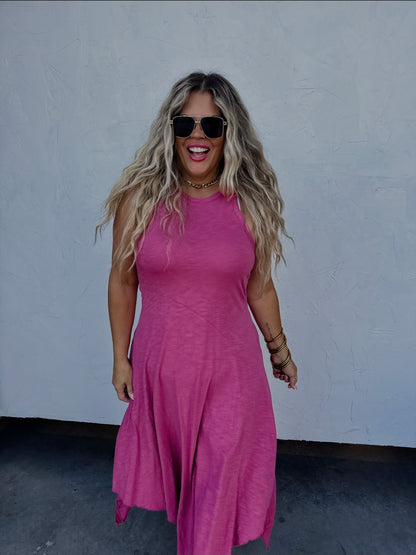 Blakeley Pink Sleeveless Dress
