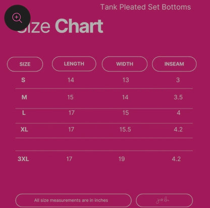 Jess Lea Pleated Short Set