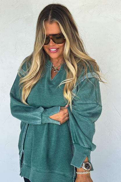 Blakeley COMFY CUT SWEATSHIRT - Hunter Green