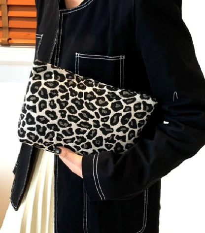 Leopard Print Cosmetic Bag Make Up Pouch