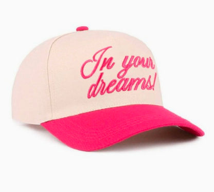 IN YOUR DREAMS TWO-TONE CANVAS COTTON CAP