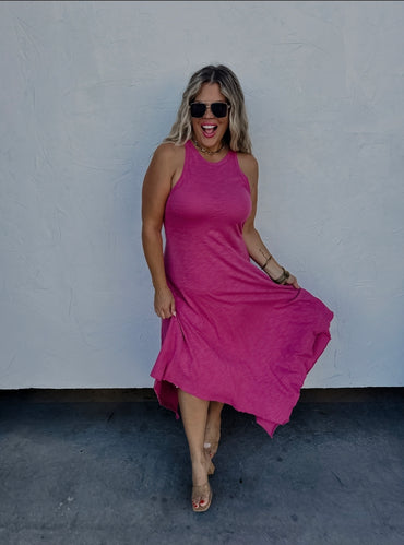 Blakeley Pink Sleeveless Dress