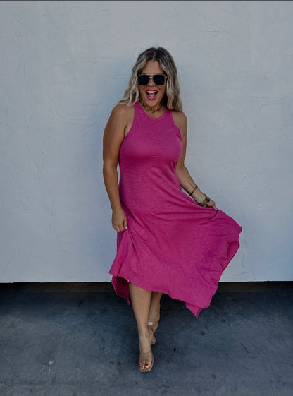 Blakeley Pink Sleeveless Dress