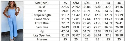 Blakeley Spaghetti Strap Wide Leg Romper Jumpsuit