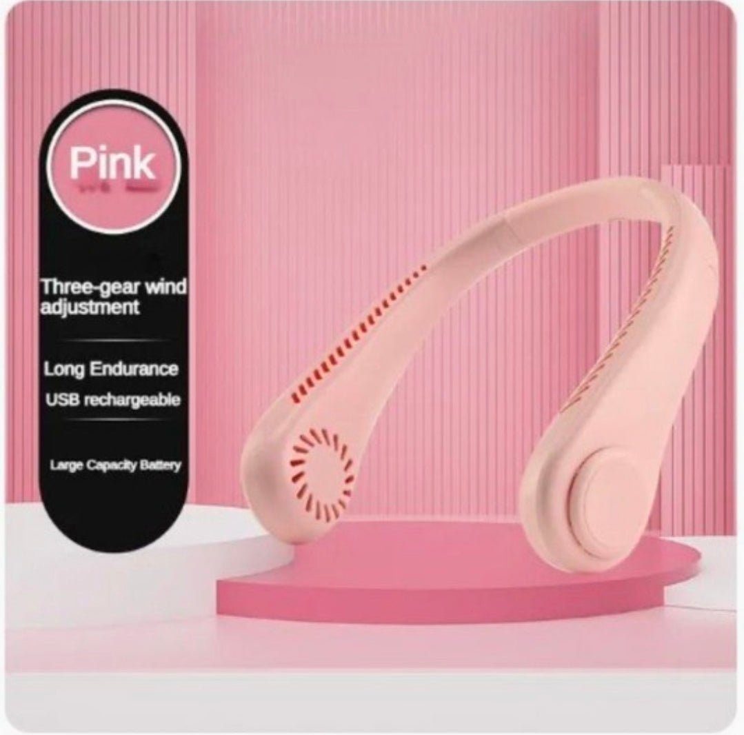 Rechargeable Portable Bladeless Neck Fan