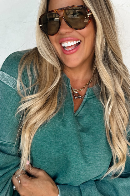 Blakeley COMFY CUT SWEATSHIRT - Hunter Green