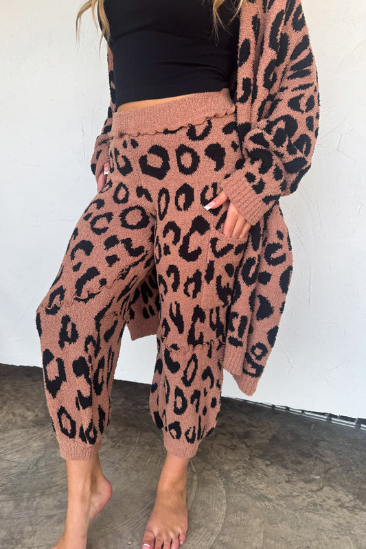 Blakeley Cheetah Cloud Soft Jogger Lounge Pants