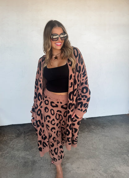 Blakeley Cheetah Cloud Soft Jogger Lounge Pants