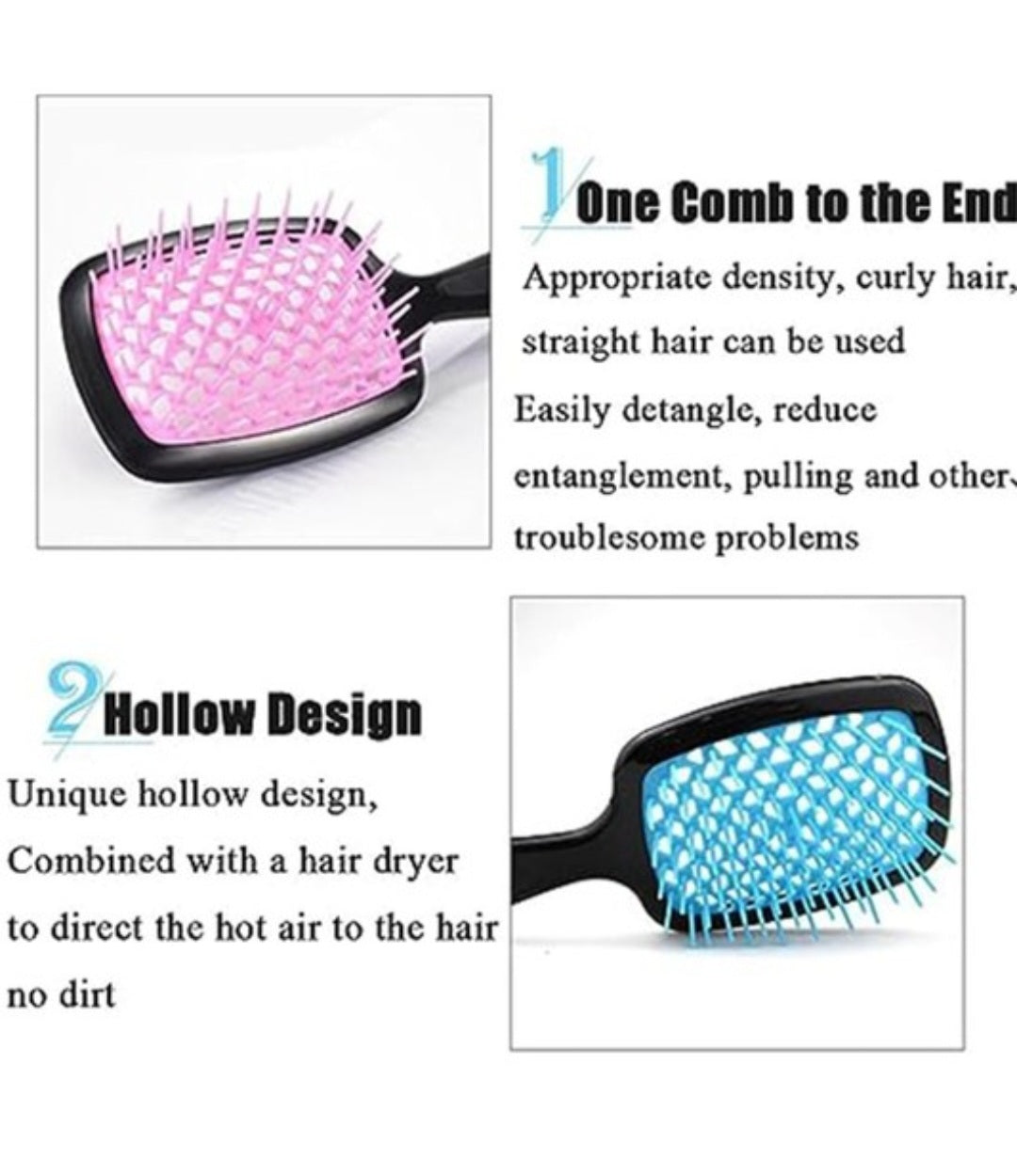 TikTok Famous Detangling Hair Brush