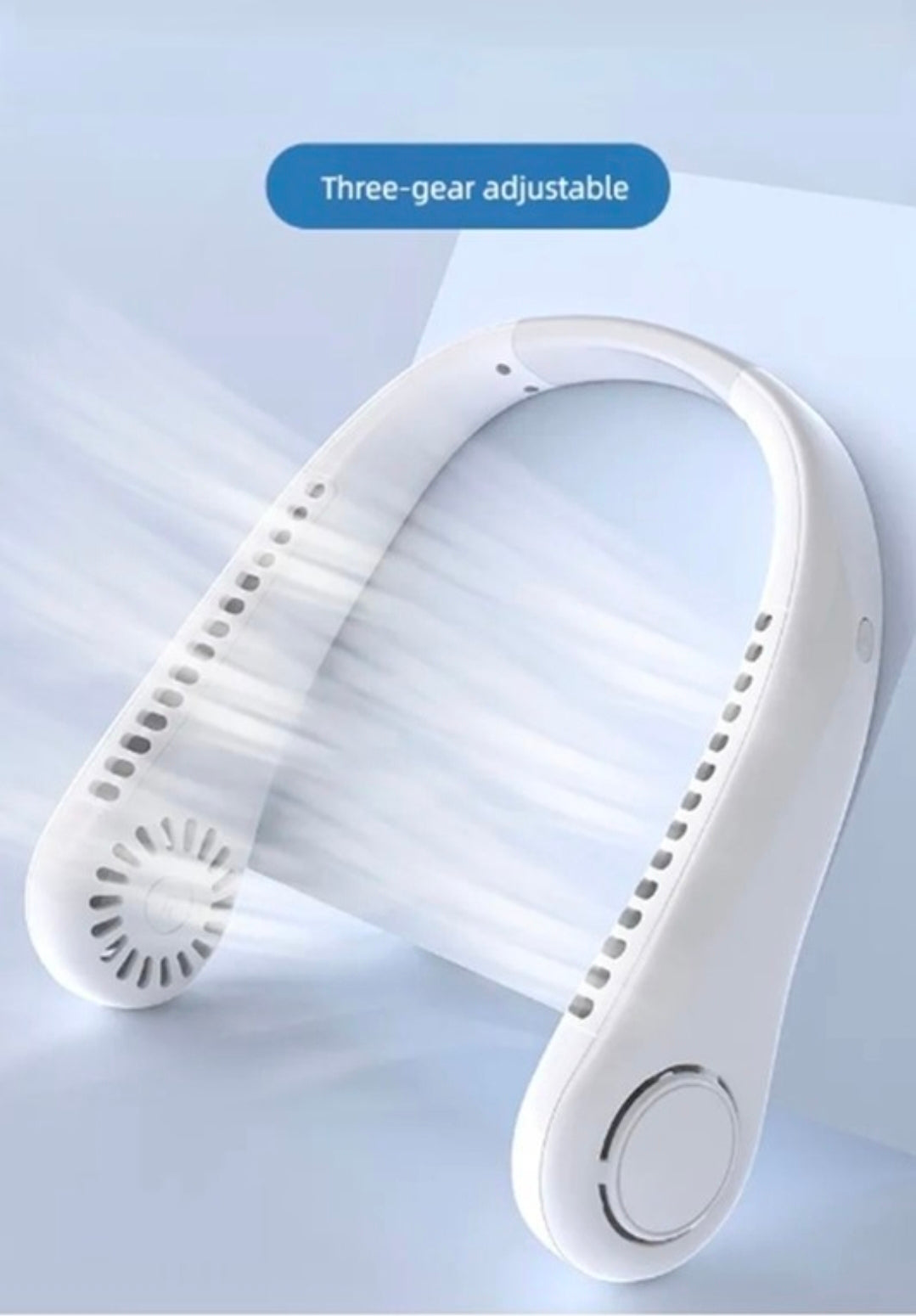 Rechargeable Portable Bladeless Neck Fan