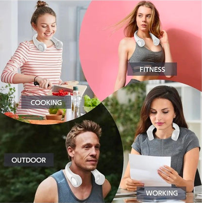 Rechargeable Portable Bladeless Neck Fan