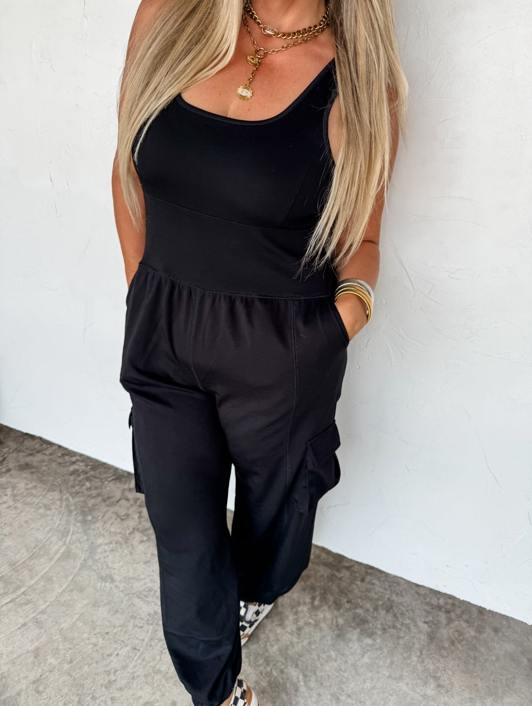 Blakeley Black Tank Romper