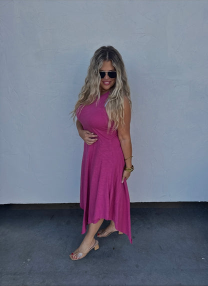 Blakeley Pink Sleeveless Dress