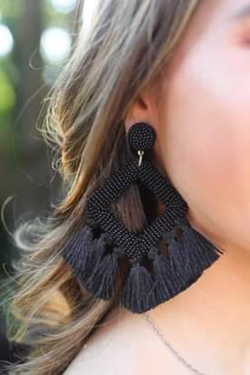 Jess Lea Drop Fringe Earrings