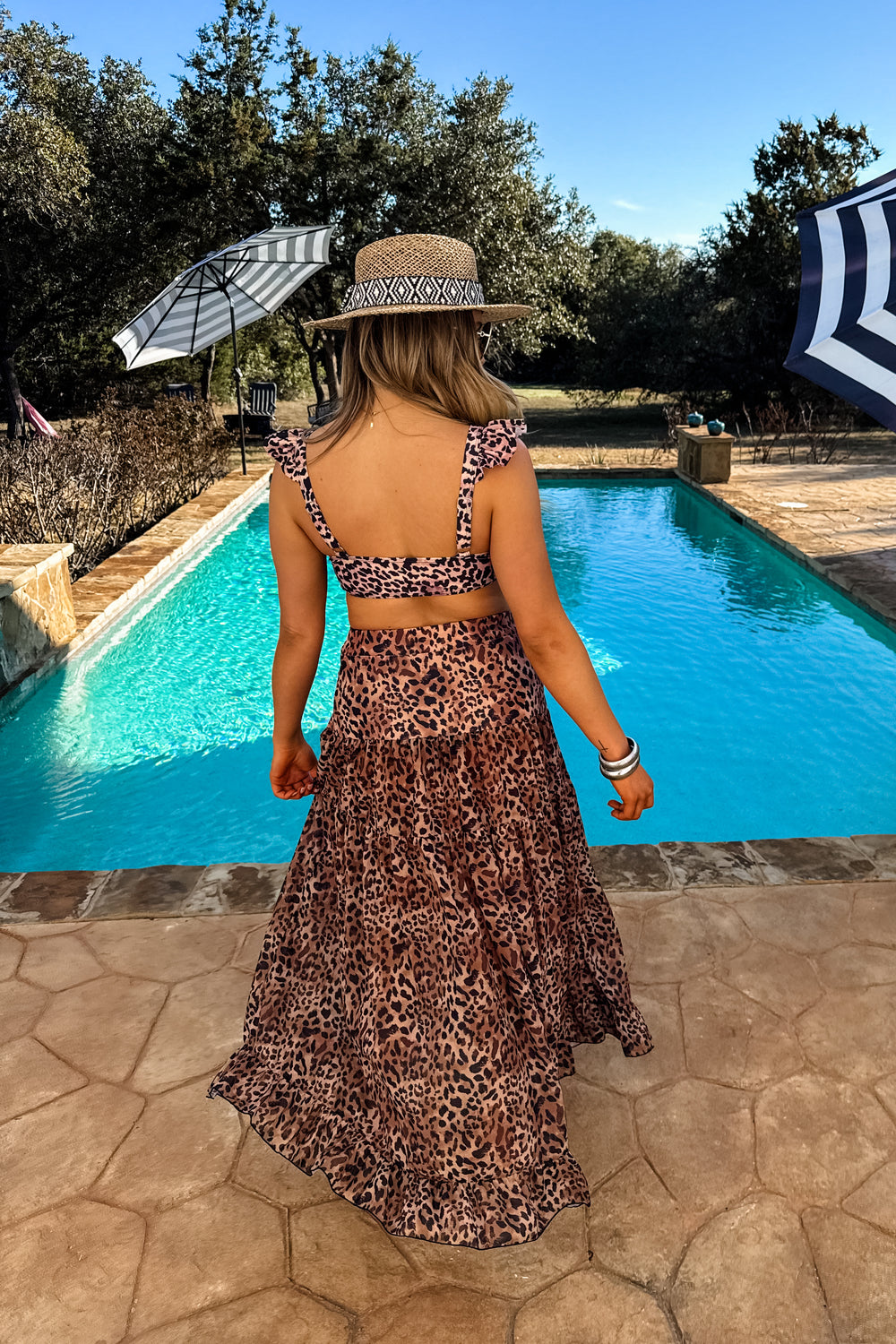 Blakeley Black & Leopard 3 Piece Swimsuit
