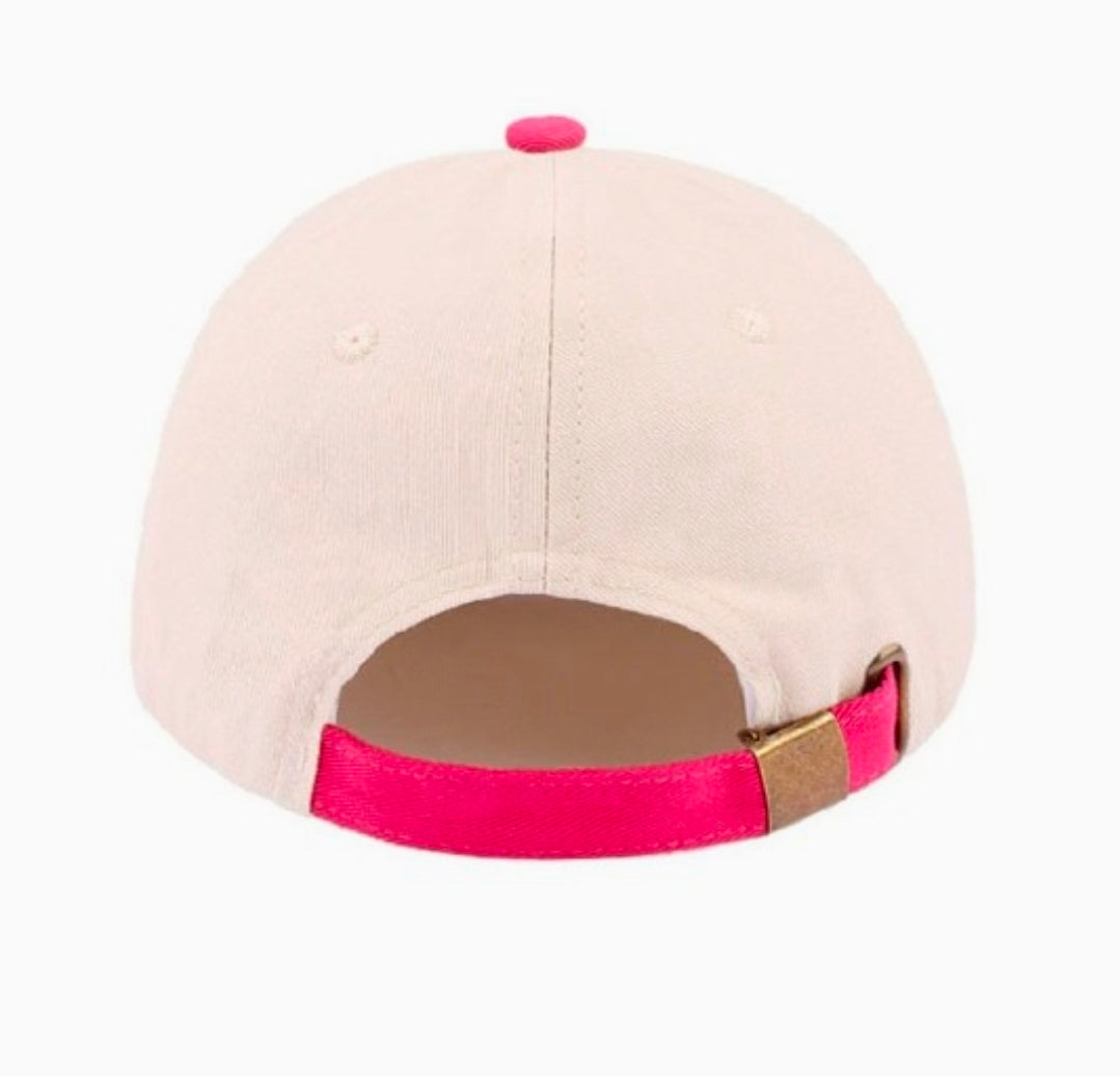 IN YOUR DREAMS TWO-TONE CANVAS COTTON CAP
